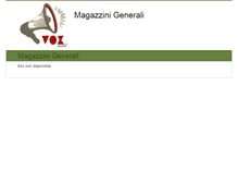 Tablet Screenshot of magazzinigenerali.voxmail.it