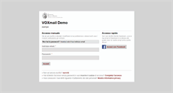 Desktop Screenshot of demo.voxmail.it